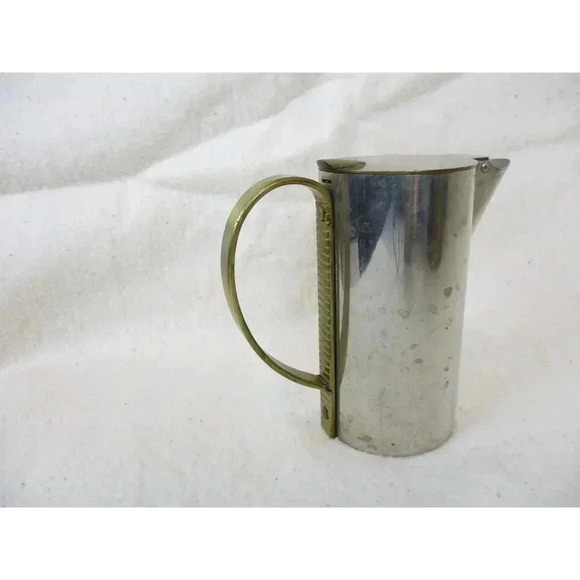 Tapster can opener 1930 Revere Co Romeny decanter pitcher vintage Nickel lidded - Picture 2 of 10